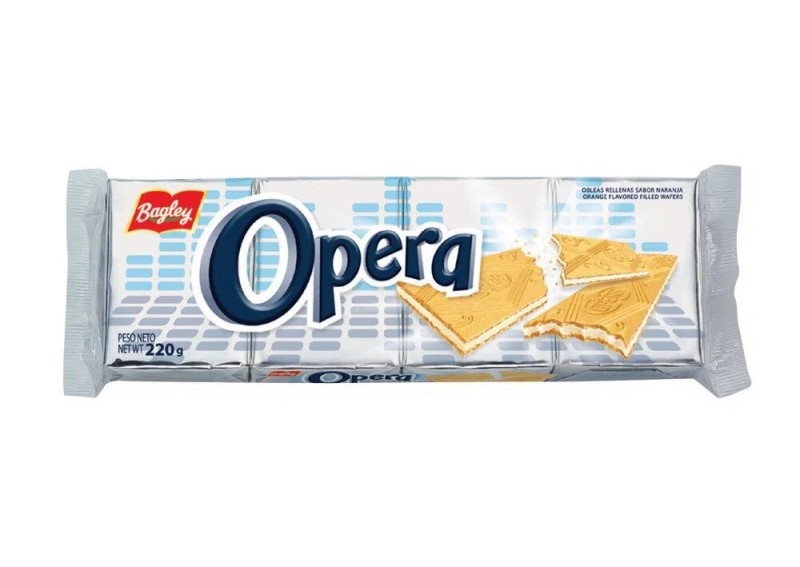 Obleas dulces Sabor vainilla - 220 gr / 7,7 Oz. - Marca: Ópera