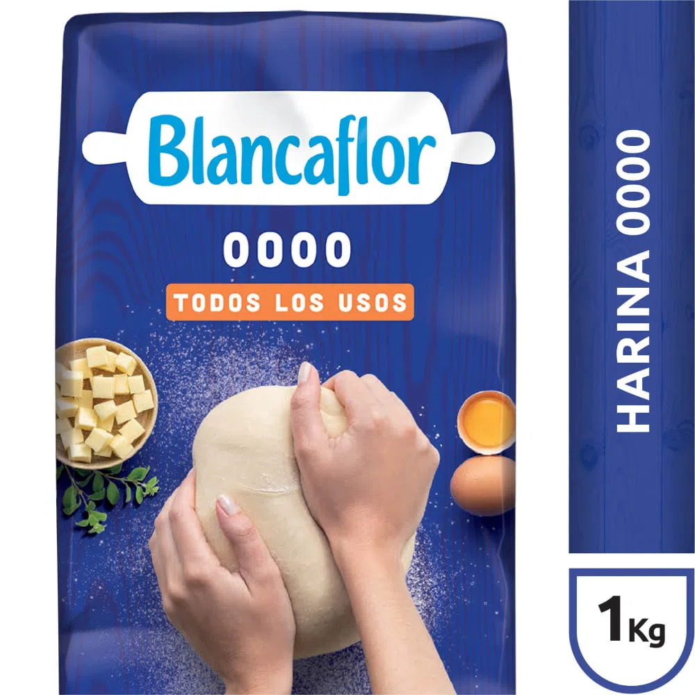 Harina 0000  - 1 Kg / 35,2 Oz. - Marca: BLANCAFLOR