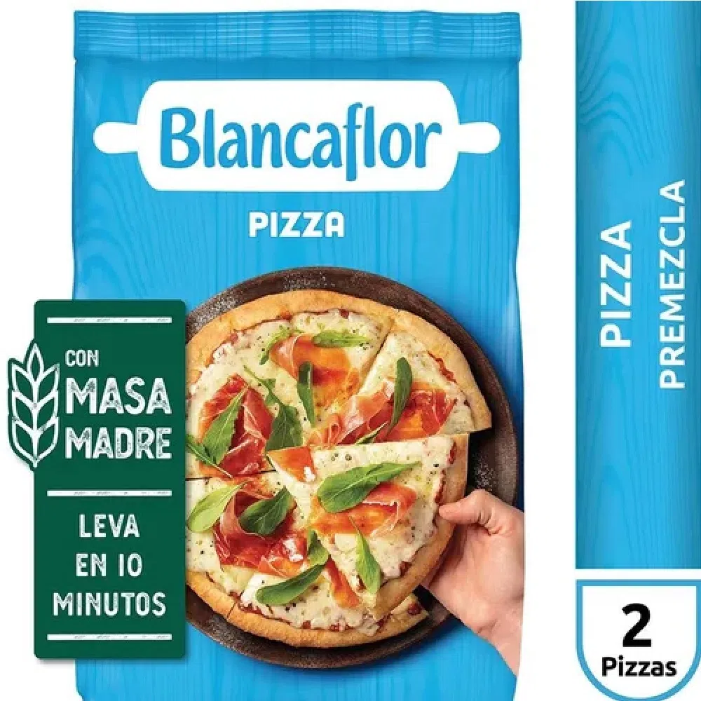 Harina para preparar Pizza - 400 gr / 14,1 Oz. - Marca: BLANCAFLOR