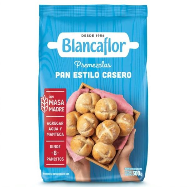 Premezcla para preparar pan - 300 gr / 10,5 Oz. - Marca: BLANCAFLOR