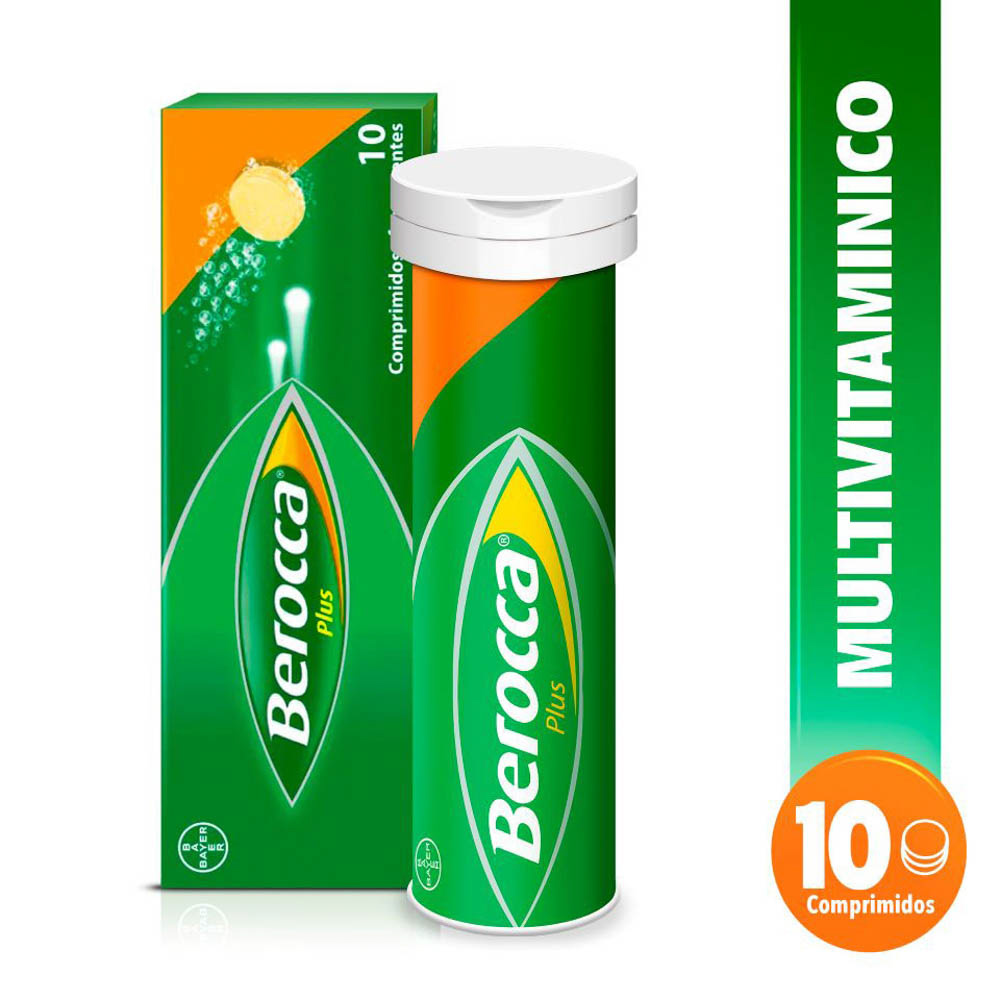 Comprimido efervescente - Blister por 10 u. - Marca: BEROCCA