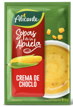 Sopa crema de choclo  - 69 gr / 2,4 Oz. - Marca: ALICANTE