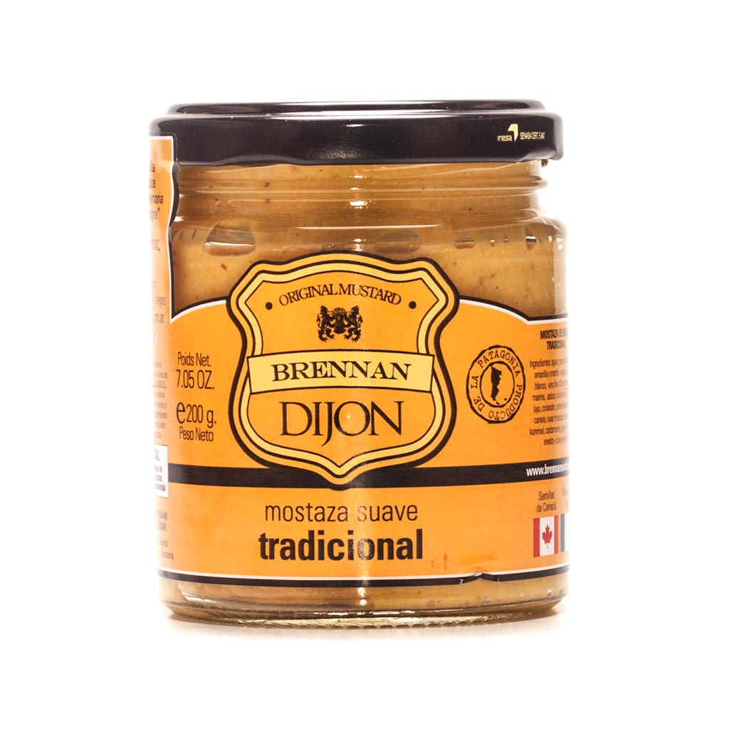 Mostaza tradicional - 200 gr / 7.05 Oz. - Marca: BRENNAN