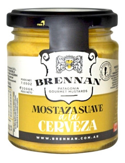 Mostaza a la cerveza - 200 gr / 7,05 Oz. - Marca: BRENNAN