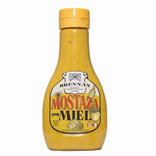 Mostaza con miel - 370 gr / 13 Oz. - Marca: BRENNAN