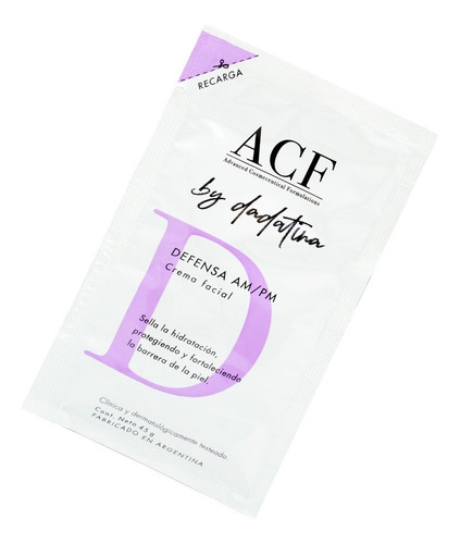 Crema facial "Defensa AM/PM" repuesto - 45 gr / 1,58 Oz. - Marca: ACF by Dadatina