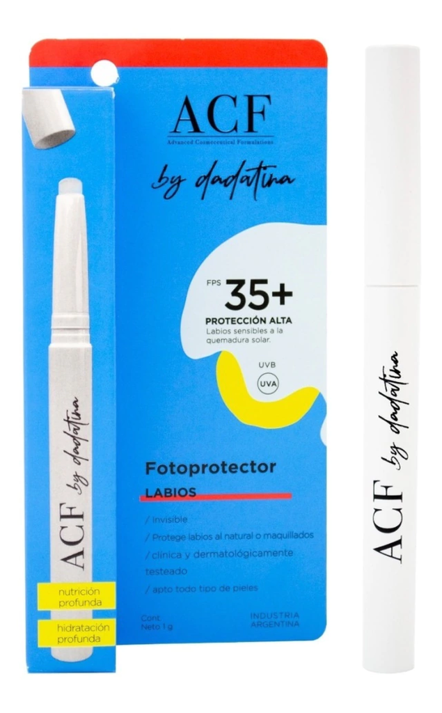Fotoprotector de labios - 1 gr / 0,03 Oz. - Marca: ACF by Dadatina