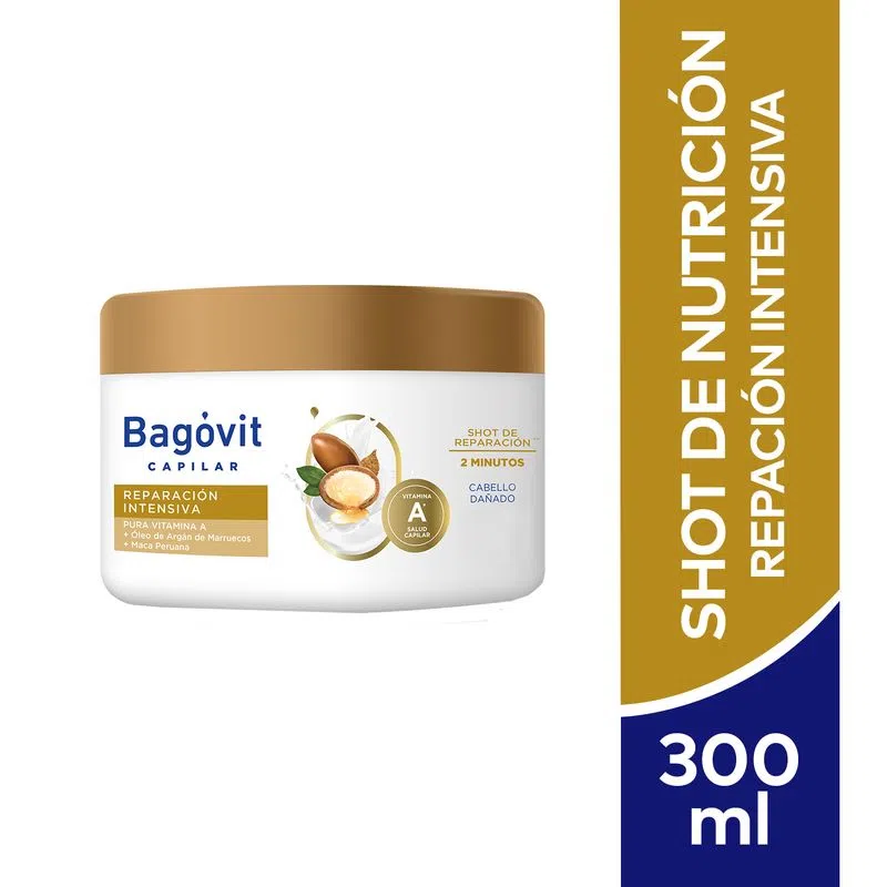 Máscara capilar reparación intensiva - 300 ml / 10,14 fl Oz. - Marca: BAGÓVIT