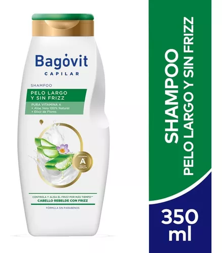 Shampoo para pelo largo y sin frizz - 350 ml / 11,83 fl Oz. - Marca: BAGÓVIT