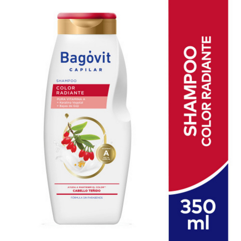 Shampoo color radiante - 350 ml / 11,83 fl Oz. - Marca: BAGÓVIT