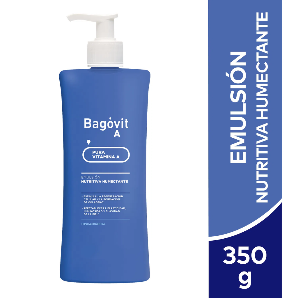 Emulsión Nutritiva humectante - 350 gr / 12.34 Oz. - Marca: Bagovit