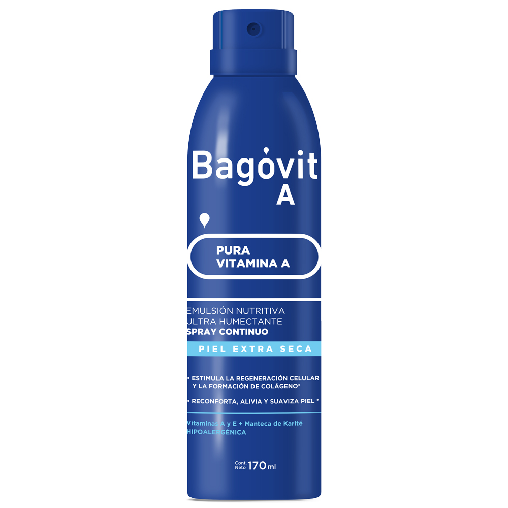 Spray continuo para piel extra seca - 170 gr / 5,99 Oz. - Marca: BAGÓVIT