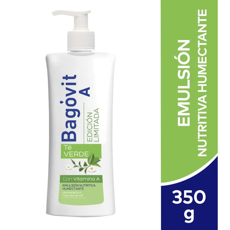 Emulsión Te verde - 350 gr / 12.34 Oz. - Marca: Bagovit