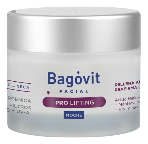 Crema noche "Pro lifting" para piel seca - 55 gr / 1,94 Oz. - Marca: BAGÓVIT