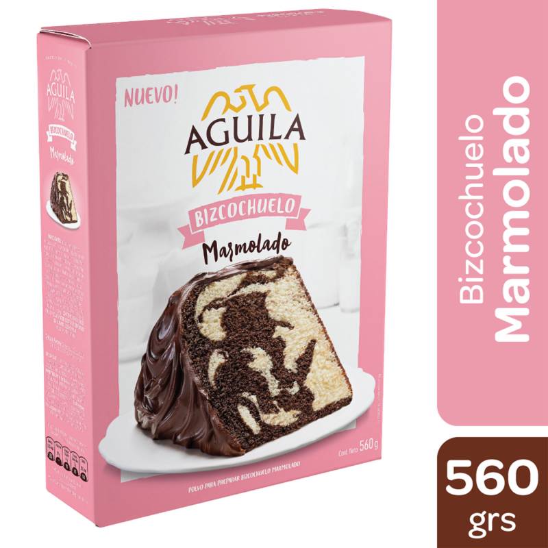 Bizcochuelo Marmolado - 560 gr / 19,7 Oz.