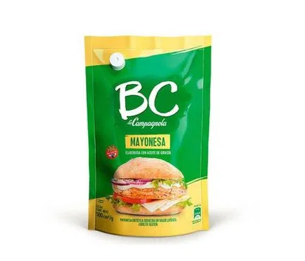 Mayonesa - 500 cc / 16.9 fl Oz. - Marca: BC - LA CAMPAGNOLA