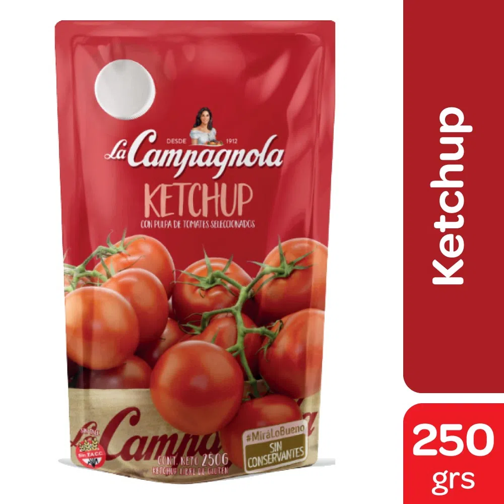 Aderezo de Ketchup - 250 gr / 8,8 Oz. - Marca: La Campagnola