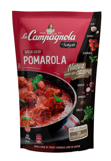 Salsa pomarola - 340 gr / 11,9 Oz. - Marca: La Campagnola