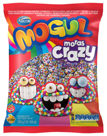 Gomitas Moras crazy - Cont. neto: 500 gr - Marca: Mogul
