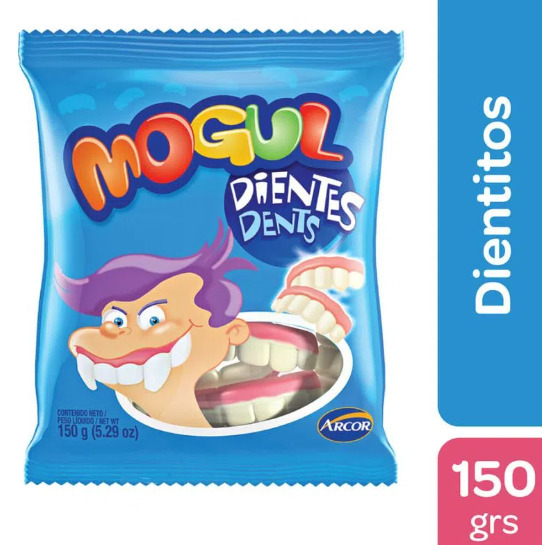 Gomitas Dientes - 150 gr / 5.29 Oz. - Marca: Mogul