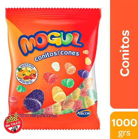 Gomitas Conitos - 1 Kg / 35.2 Oz. - Marca: Mogul
