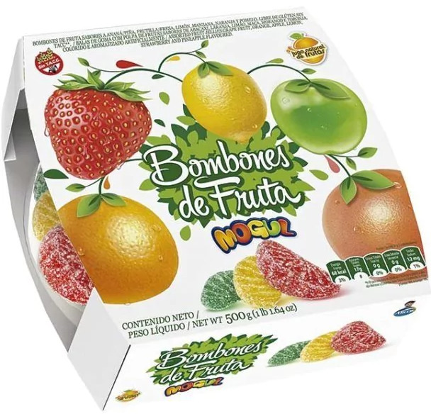 Bombones de fruta - 500 gr / 17,6 oz. - Marca: ARCOR