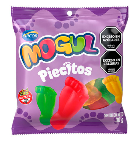 Gomitas Piecitos - 30 gr / 1.05 Oz. - Marca: Mogul