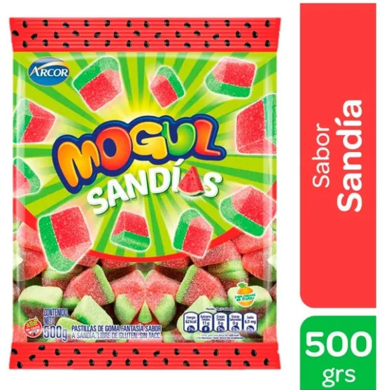 Gomitas SandÍas - Cont. neto: 500 gr - Marca: Mogul