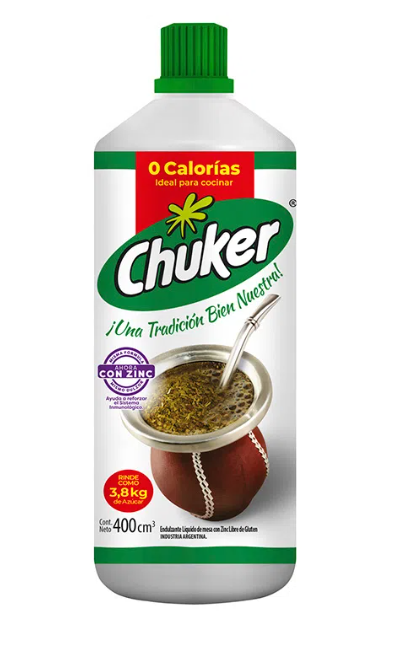 Edulcorante clásico líquido 400 ml - 400 ml / 13,52 fl oz. - Marca: CHUKER