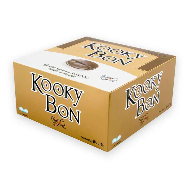 CHOCOLATES Kooky Bon - 30 u. x 10 gr. - Marca: FELFORT