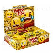CHOCOLATES Chocofigu Emoji - 60 u. x 5 gr. - Marca: FELFORT