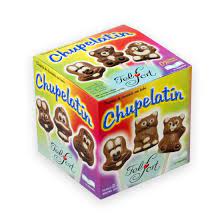 Chocolates chupelatín - 32 x 14 gr, / 0,49 oz.