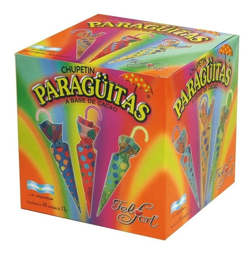 Chocolates paragüitas - 40 x 13 gr. / 0,45 oz.