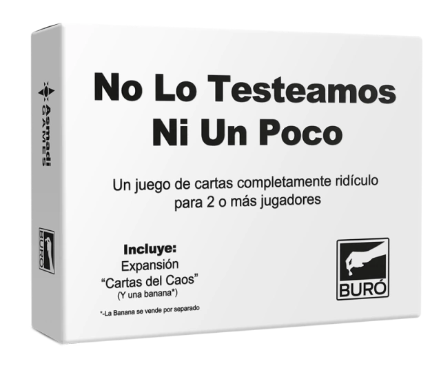 No Lo Testeamos Ni Un Poco (Blanco -ORIGINAL-) - Marca: BUREU DE JUEGOS