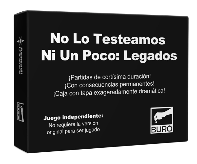 No Lo Testeamos Ni Un Poco (Negro) - Marca: BUREU DE JUEGOS