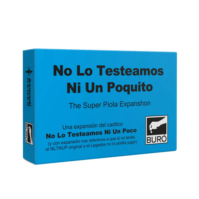 No Lo Testeamos Ni Un Poco: The super piola expansion (Celeste) - Marca: BUREU DE JUEGOS