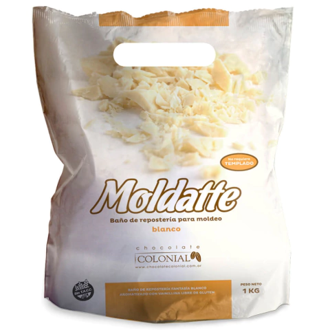 Baño de reposteria blanco - 1Kg. / 2,2Lb. - Marca: COLONIAL