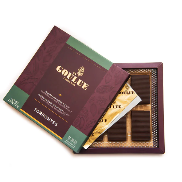Tabletas chocolate semiamargo y torrontes - 72gr. / 2,54Oz. - Marca: LA GOULUE