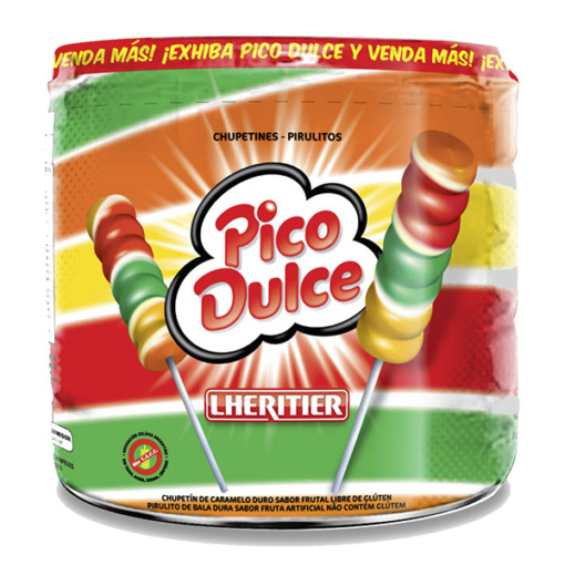 Chupetin pico dulce - 672 gr / 23.7 Oz. - Pack x 48 u. - Marca: LHERITIER