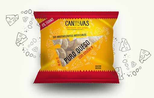 Galletitas salada 100% de queso Reggianito - 150gr. / 5,29Oz. - Marca: CANVAS