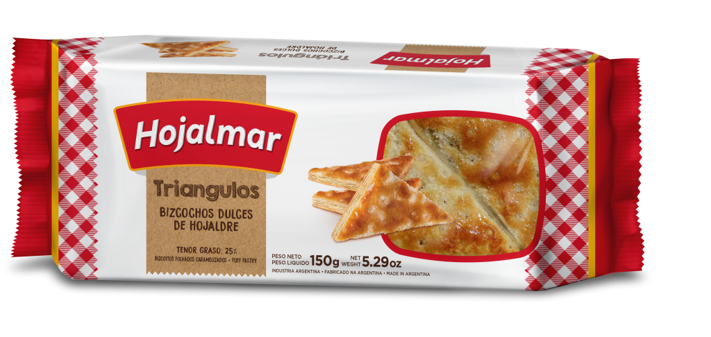 Galletitas de Hojaldre Triangulitos - 150gr. / 5,29Oz. - Marca: HOJALMAR