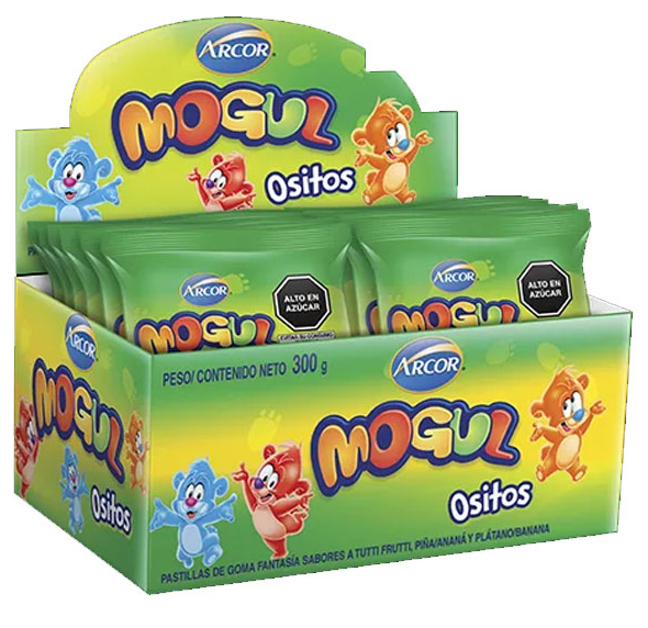 Gomitas OSITOS - 360 gr. / 12,7 Oz.- Caja x 12 paq. - Marca: MOGUL