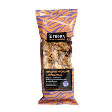 Barra de cereal Con base de Chocolate y Arándanos - Paquete - 41 gr. / 1,45 Oz. - Marca: Integra