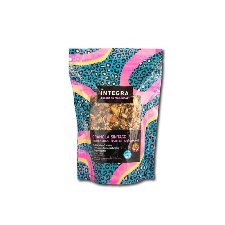 Granola Semillas, Almendra y Arándanos - Paquete - 250 gr. / 8,82 Oz. - Marca: Integra