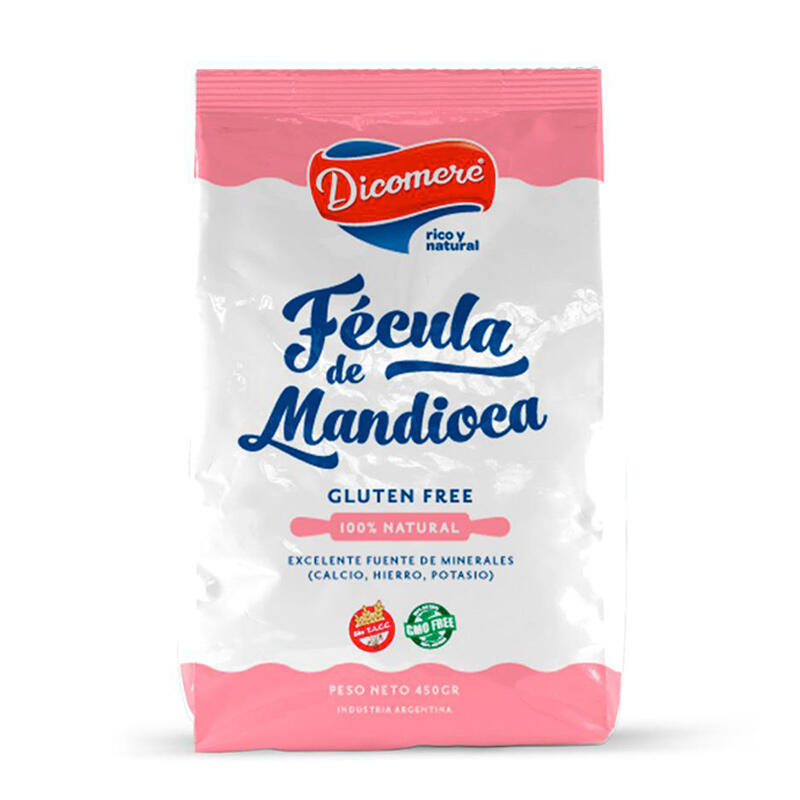 Fecula de Mandioca - Paquete - 450 gr. / 15,87 Oz. - Marca: DICOMERE