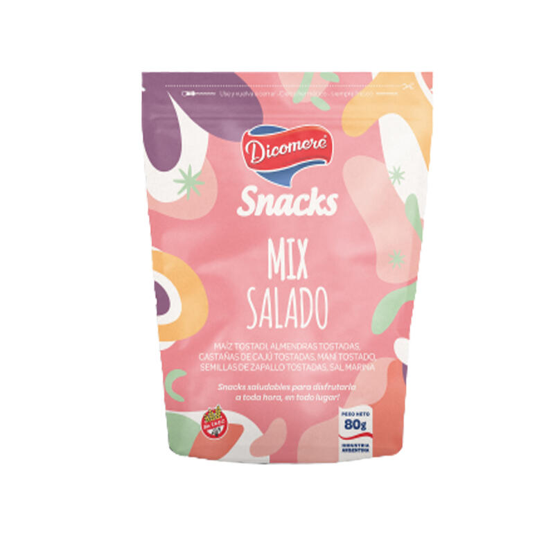 Snack Mix Salado - Doypack - 80 gr. / 2,82 Oz. - Marca: DICOMERE