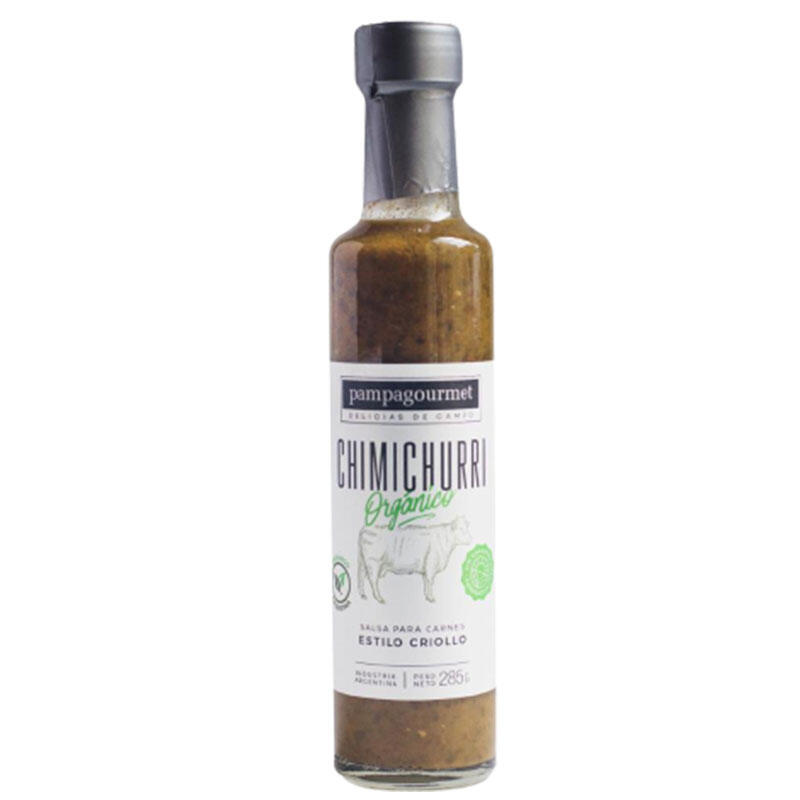 Chimichurri Organico - Botella - 175 gr. / 6,17 Oz. - Marca: PAMPA GOURMET