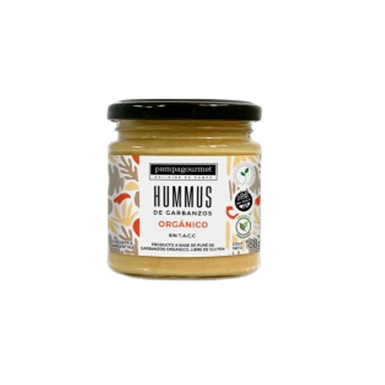 Hummus De Garbanzo Organico - Frasco - 180 gr. / 6,35 Oz. - Marca: PAMPA GOURMET