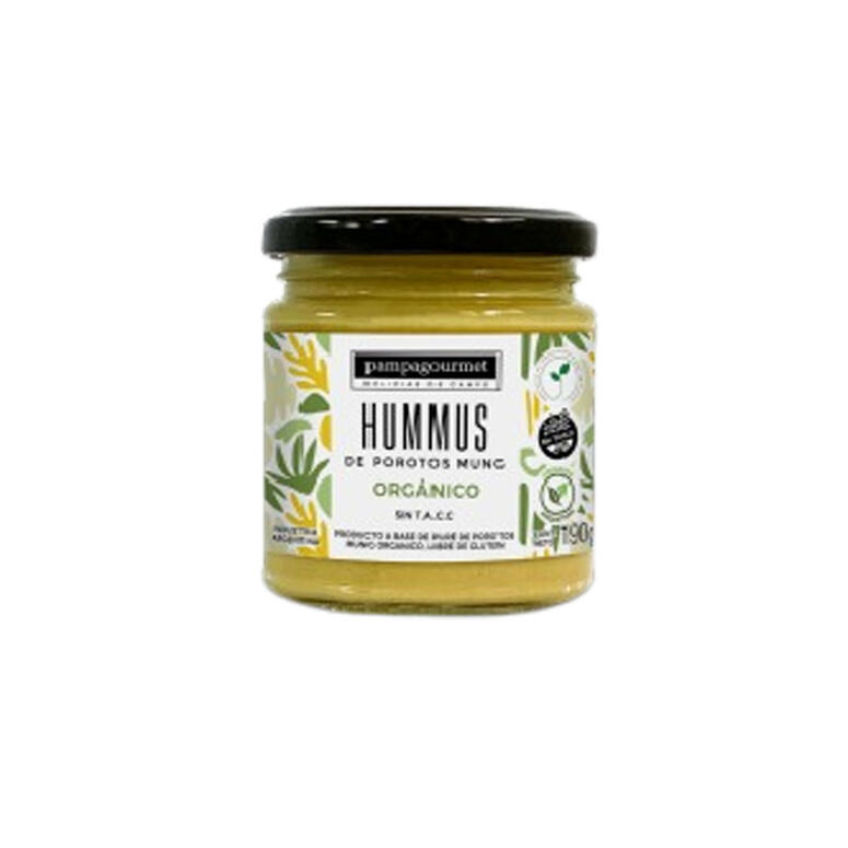 Hummus De Porotos Mung - Frasco - 190 gr. / 6,7 Oz. - Marca: PAMPA GOURMET
