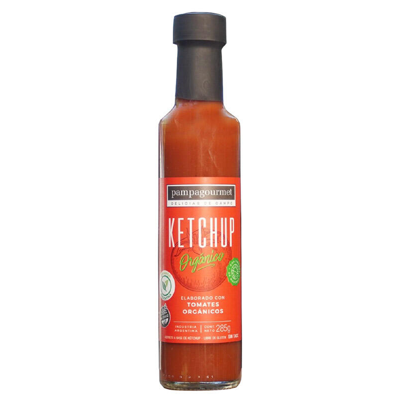 Ketchup Organico - Botella - 285 gr. / 10,05 Oz. - Marca: PAMPA GOURMET